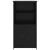 Bufet Stejar Negru 62 x 36 x 121,5 cm Lemn compozit GartenMobel Dekor