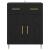 Bufet cu sertar Stejar Negru 69,5 x 34 x 90 cm Lemn compozit GartenMobel Dekor