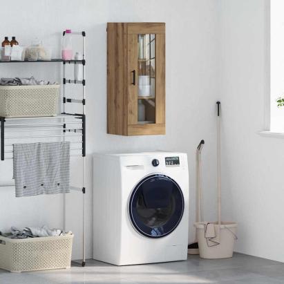 Dulap montat pe perete Stejar Artizanal 34,5 x 34 x 90 cm GartenMobel Dekor