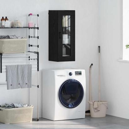 Dulap montat pe perete Stejar Negru 34,5 x 34 x 90 cm GartenMobel Dekor