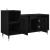 Cabinet TV Stejar Negru 100 x 35 x 55 cm Lemn compozit GartenMobel Dekor