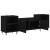Cabinet TV Stejar Negru 160 x 35 x 55 cm Lemn compozit GartenMobel Dekor
