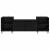 Cabinet TV Stejar Negru 160 x 35 x 55 cm Lemn compozit GartenMobel Dekor