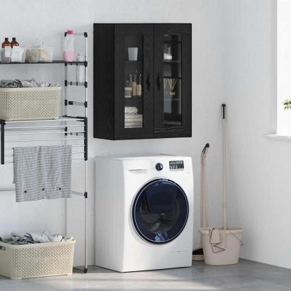 Dulap montat pe perete Stejar Negru 69,5 x 34 x 90 cm GartenMobel Dekor