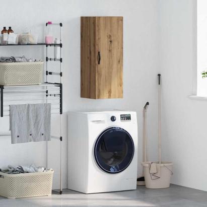 Dulap montat pe perete Stejar Artizanal 34,5 x 34 x 90 cm GartenMobel Dekor