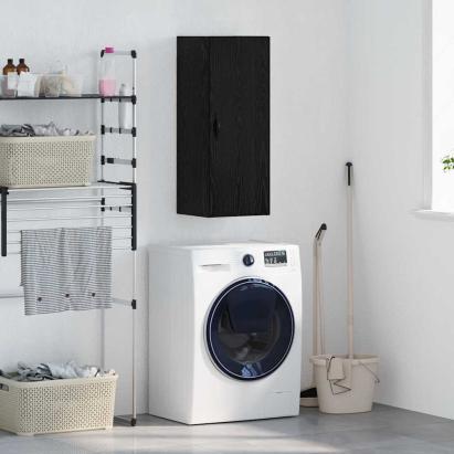 Dulap montat pe perete Stejar Negru 34,5 x 34 x 90 cm GartenMobel Dekor