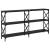 Masă de consolă Stejar negru 156 x 28 x 80,5 cm Lemn compozit GartenMobel Dekor