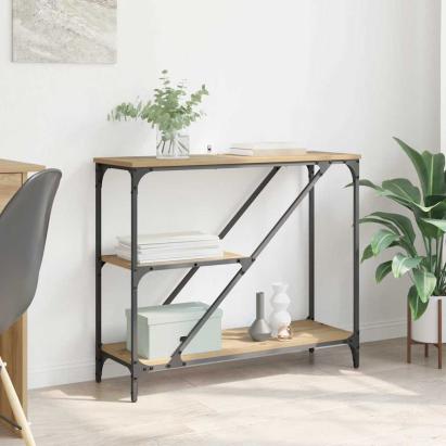 Masă de consolă Stejar Artizanal 88,5 x 30 x 75 cm GartenMobel Dekor