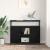 Bufet Stejar Negru 100 x 35 x 80 cm Lemn compozit GartenMobel Dekor