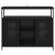 Bufet Stejar Negru 100 x 35 x 80 cm Lemn compozit GartenMobel Dekor