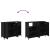 Bufet Stejar Negru 100 x 33 x 75 cm Lemn compozit GartenMobel Dekor
