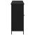 Bufet Stejar Negru 100 x 33 x 75 cm Lemn compozit GartenMobel Dekor