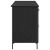 Birou de calculator Stejar Negru 131 x 48 x 75 cm Lemn compozit GartenMobel Dekor