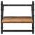 Set rafturi de perete cu raft 6 pcs Lemn Vechi 100 x 25 x 30 cm GartenMobel Dekor