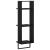 Raft de perete Stejar Negru 30 x 25 x 100 cm Lemn compozit GartenMobel Dekor