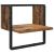 Set rafturi de perete cu raft 4 pcs Lemn Vechi 65 x 25 x 30 cm GartenMobel Dekor