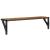 Șemele de perete cu raft 2 pcs Lemn Vechi 60 x 15 x 15,5 cm GartenMobel Dekor