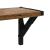 Șemele de perete cu raft 2 pcs Lemn Vechi 60 x 15 x 15,5 cm GartenMobel Dekor