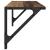 Șemele de perete cu raft 2 pcs Lemn Vechi 60 x 25 x 25,5 cm GartenMobel Dekor