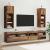 Sistem de TV montat pe perete Lemn Vechi 30,5 x 30 x 90 cm GartenMobel Dekor