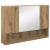 Dulap cu oglindă pentru baie stejar artizanal 80 x 17 x 55 cm GartenMobel Dekor