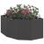 Ghiveci de colț Negru 60 x 60 x 35 cm Oțel GartenMobel Dekor