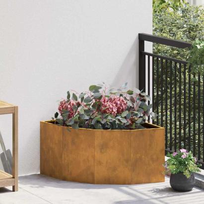 Ghiveci de colț Ruginit 60 x 60 x 35 cm GartenMobel Dekor