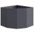 Ghiveci de colț Antracit 45 x 45 x 35 cm Oțel GartenMobel Dekor