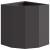 Ghiveci de colț Negru 30 x 30 x 35 cm Oțel GartenMobel Dekor