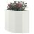 Ghiveci de colț Alb 30 x 30 x 35 cm Oțel GartenMobel Dekor