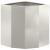 Ghiveci de colț Argintiu 30 x 30 x 35 cm Oțel inoxidabil GartenMobel Dekor