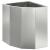 Ghiveci de colț Argintiu 30 x 30 x 35 cm Oțel galvanizat GartenMobel Dekor