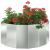 Jardinieră Argintiu 90 x 45 x 35 cm Oțel Galvanizat GartenMobel Dekor