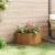 Jardinieră Ruginit 90 x 45 x 35 cm Oțel rezistent de intemperii GartenMobel Dekor