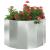 Jardinieră Argintiu 90 x 45 x 50 cm Oțel Galvanizat GartenMobel Dekor