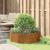 Jardinieră Ruginit 120 x 120 x 35 cm GartenMobel Dekor