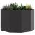 Jardinieră Negru 60 x 60 x 35 cm Oțel GartenMobel Dekor