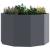 Jardinieră Antracit 60 x 60 x 35 cm Oțel GartenMobel Dekor
