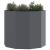 Jardinieră Antracit 60 x 60 x 50 cm Oțel GartenMobel Dekor