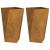 Jardinieră 2 pcs Ruginit 40 x 40 x 75 cm GartenMobel Dekor