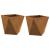 Jardinieră 2 pcs Ruginit 30 x 30 x 30 cm GartenMobel Dekor