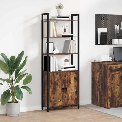 Dulap pentru cărți Stejar fumuriu 60 x 24 x 161 cm GartenMobel Dekor