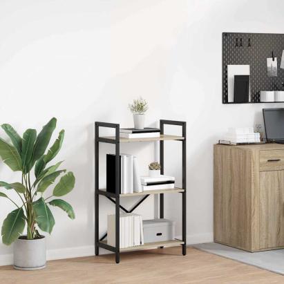 Raft pentru cărți Stejar Sonoma 56 x 34 x 96 cm Lemn compozit GartenMobel Dekor