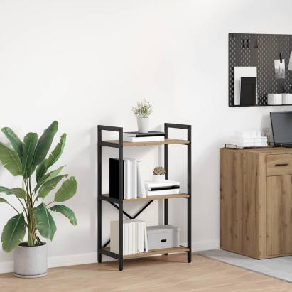 Raft pentru cărți Stejar Artizanal 56 x 34 x 96 cm GartenMobel Dekor