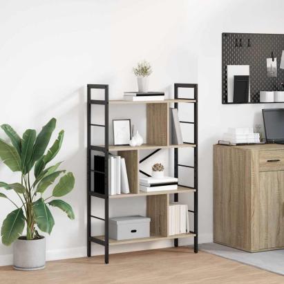 Raft pentru cărți Stejar Sonoma 75 x 30 x 123,5 cm GartenMobel Dekor