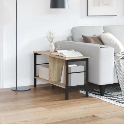 Raft pentru cărți Stejar Sonoma 82 x 32 x 47 cm Lemn compozit GartenMobel Dekor