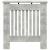 Capac pentru radiator Gri din beton 78 x 19 x 81,5 cm GartenMobel Dekor