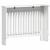 Capac pentru radiator Alb lucios 112 x 19 x 81,5 cm GartenMobel Dekor