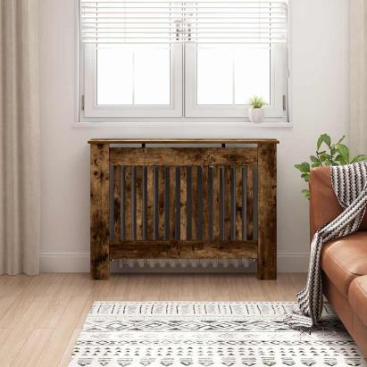 Capac pentru radiator Stejar fumuriu 112 x 19 x 81,5 cm GartenMobel Dekor