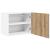 Dulap suspendat Riga Stejar Artisan și Alb 50 x 31 x 40 cm GartenMobel Dekor